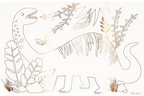 Papierowe maty stołowe zestaw 8 szt. 28x42.5 cm Dinosaurs – Meri Meri