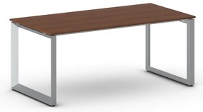 Biurko PRIMO INSPIRE, 180x90 cm, szaro-srebrna podstawa, czereśnia