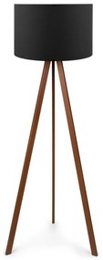 Lampa stojąca AYD 1xE27/60W/230V czarno-brązowa