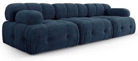Ciemnoniebieska sofa 288 cm Ferento – Cosmopolitan Design