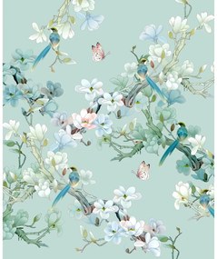 Zielony koc dwustronny Descanso Shi, 130x160 cm
