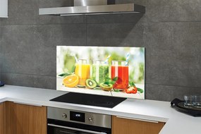 Szklany Panel Owocowy Duet Truskawki i Kiwi