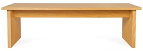 Naturalny stolik z blatem w dekorze dębu 60x120 cm Stripe – Woodman