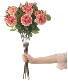 Sztuczne kwiaty zestaw 10 szt. (wysokość 62 cm) Dahlia – Restilo