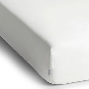 Białe dżersejowe prześcieradło z gumką 200x200 cm Amber – Restilo