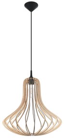 Skandynawska lampa wisząca drewniana - EX565 H3-E06