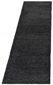 Dywan shaggy Fluffy Super Soft  ciemny szary 80 cm x 250 cm