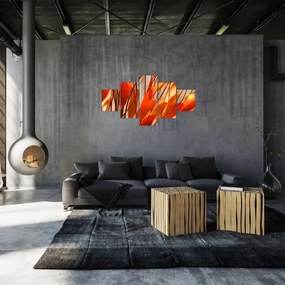 Obraz płatków kwiatów (125x70 cm)