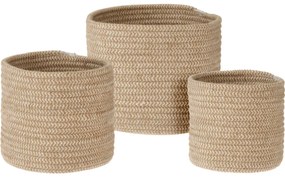Kosze do przechowywania NATURAL, 3 sztuki