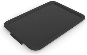 Czarna plastikowa pokrywa do pojemnika 57x39x3 cm Albris – Rotho