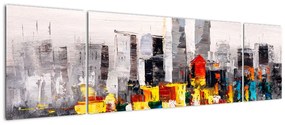 Obraz - Obraz przedstawiający duże miasto (170x50 cm)
