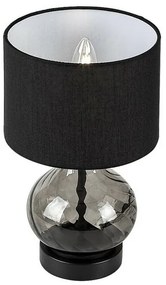 Rabalux 74034 dekoracyjna lampa stołowa Pirelo, E14, 1x maks. 25 W, czarny