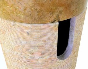 Umywalka z marmuru na postumencie Vincenza