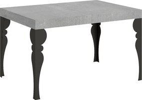 Stół rozkładany 140/224x80cm Paxon cementu nogi antracytowe