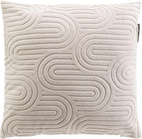 Poduszka dekoracyjna z pluszowym wzorem, PILA, 45 x 45 cm