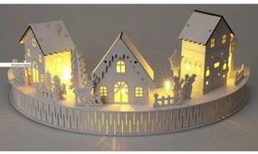 LED Zimowe miasteczko, 10x LED, 40 cm, 2x AA