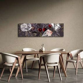 Obraz motyli (170x50 cm)