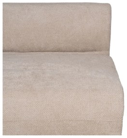 Beżowa sofa z tkaniny szenilowej lewostronna 199 cm Minimal – Ixia