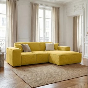 Narożnik rogówka kolor musztardowy Siena