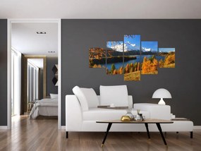 Obraz - Jesień w Alpach (125x70 cm)