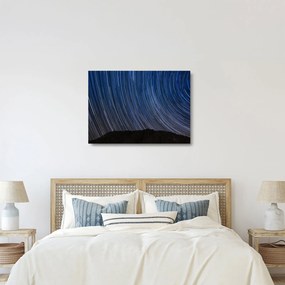 Obraz na szkle - nocne gwiazdy i niebo (70x50 cm)