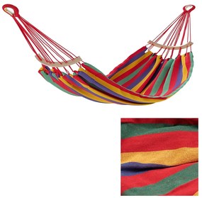 Czerwona hamak LAZARA 240x150 cm