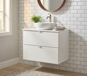 Wisząca szafka łazienkowa z szufladami 60 cm H7-Z53