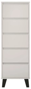 Komoda BOGAN 5S40, kremowa