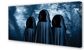 Obraz drukowany na płótnie Las ze Strasznymi Postaciami