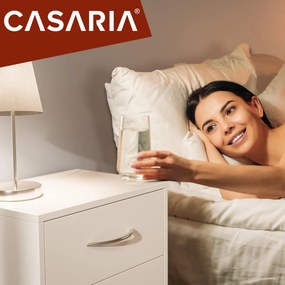 Casaria Szafka nocna ELOISE z podświetleniem, 54x39x28cm, biała