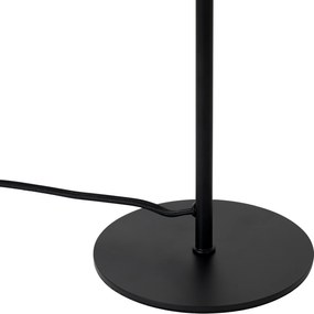 Designerska lampa stołowa czarna - Triangolo