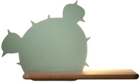 Zielony lampka nocna dla chłopca w kształcie kaktusa - K050-Dominos