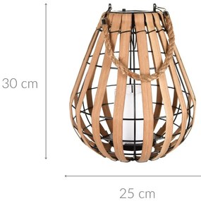 Lampion solarny, LED, 30 cm