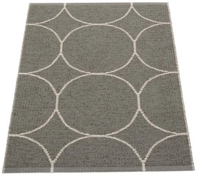 Ciemnoszary dywan odpowiedni na zewnątrz 70x100 cm Boo Charcoal Linen – Pappelina
