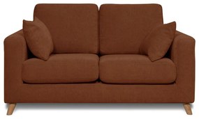 Ciemnopomarańczowa sofa 157 cm Faria – Scandic