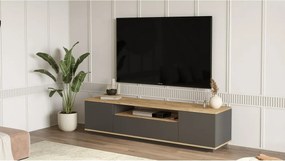 Stolik pod telewizor Fran Atlantic Pine and Anthracite