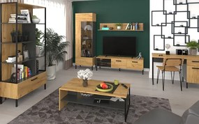Prostokątna ława w stylu industrialnym - Vinos 6X