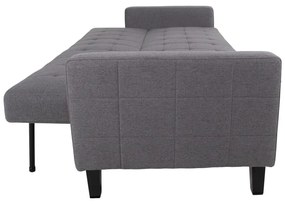Szara sofa rozkładana 204 cm Milton – House Nordic