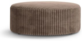 Brązowy sztruksowy puf Dia – Micadoni