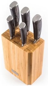Zestaw noży G21 Gourmet Stone 5 szt. + bambusowy blok