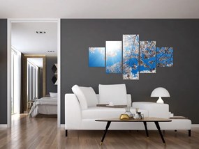 Obraz - Wiśniowe kwiaty (125x70 cm)