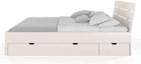 Łóżko bukowe Visby Sandemo High Drawers