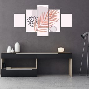 Obraz - Fioletowy minimalizm N⁰3 (125x70 cm)