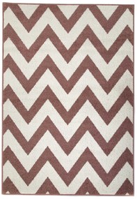 Dywan Lotto Zygzak Różowy 100 cm x 150 cm