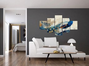 Obraz - Paw, malarstwo (125x70 cm)