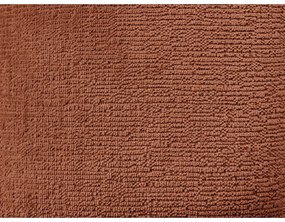 Sofa z tkaniny szenilowej w kolorze terakoty 237 cm Whesley – Bobochic Paris