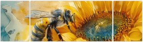 Obraz - Pszczoła, akwarela (170x50 cm)