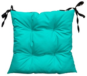 Zestaw 4 poduszek na krzesło ogrodowe Oxford turkus 50x50