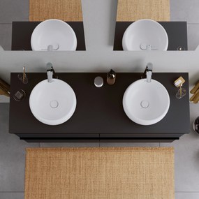 Duravit DuraVolo umywalka nablatowaOdlew mineralny - Ø40 cm