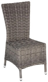 Rattanowy zestaw do jadalni BORNEO LUXURY 1 + 8 (szary)